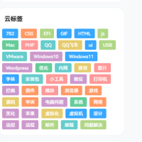 [7B2主题优化]手机端自动隐藏云标签小工具