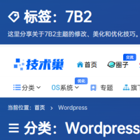 [7B2主题美化]在分类或者标签页面加个好看模块