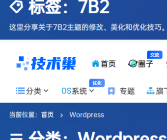 [7B2主题美化]在分类或者标签页面加个好看模块